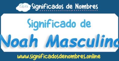 Significado de Noah Masculino