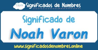 Significado de Noah Varon