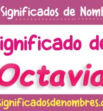 Significado de Octavia