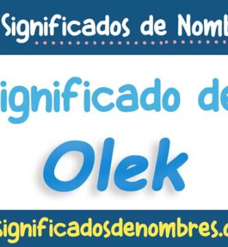 Significado de Olek