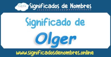 Significado de Olger
