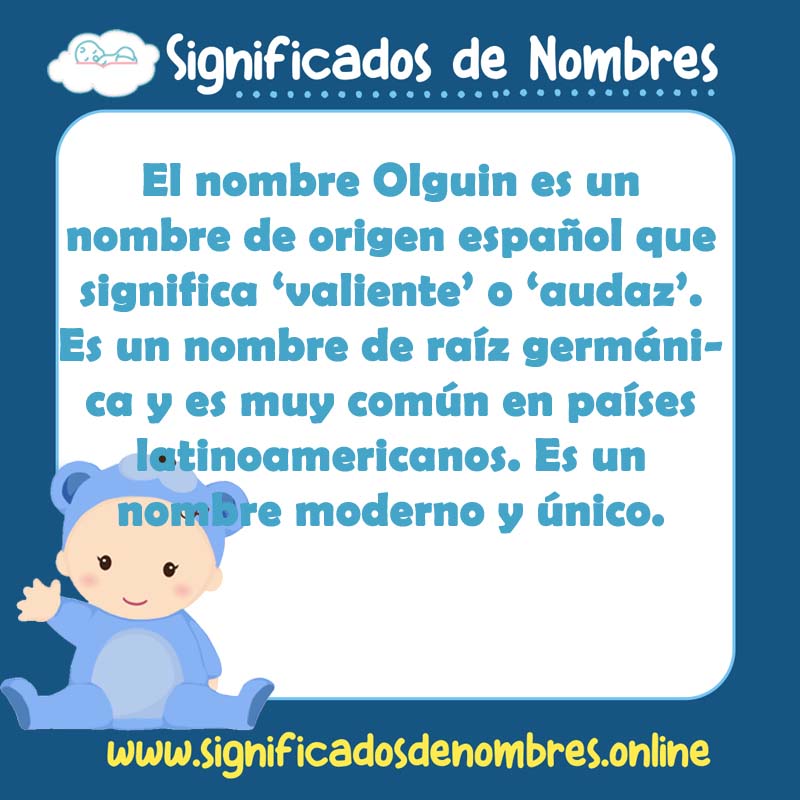 Significado y origen del nombre Olguin