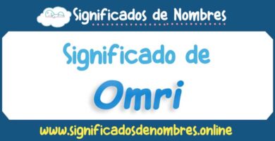 Significado de Omri