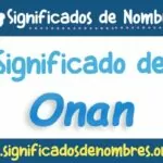Significado de Onan