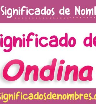 Significado de Ondina