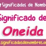 Significado de Oneida