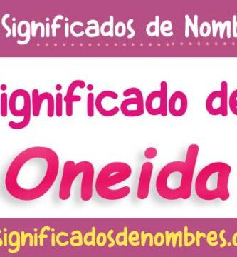 Significado de Oneida