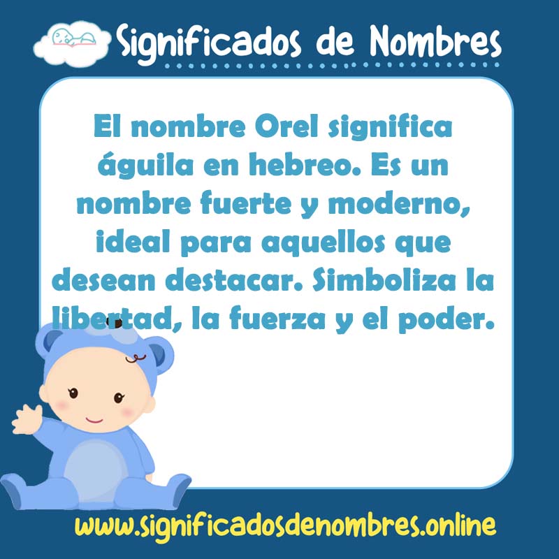 Significado y origen del nombre Orel