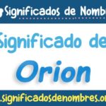 Significado de Orion