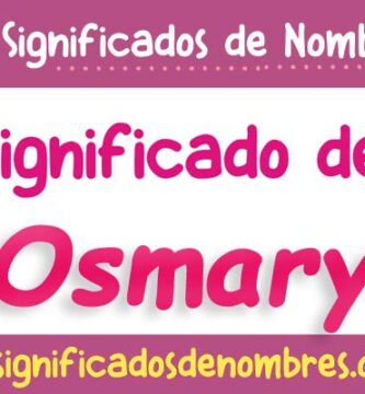 Significado de Osmary