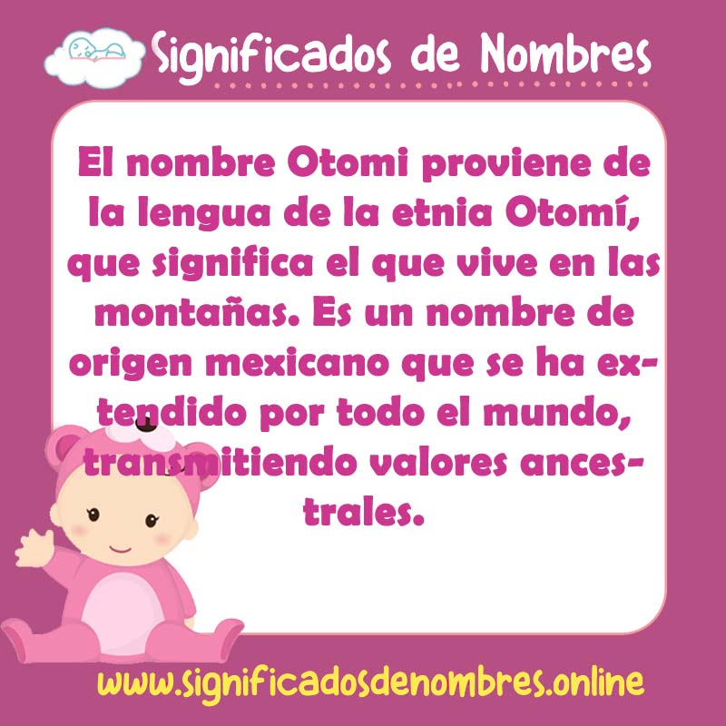 Significado y origen del nombre Otomi