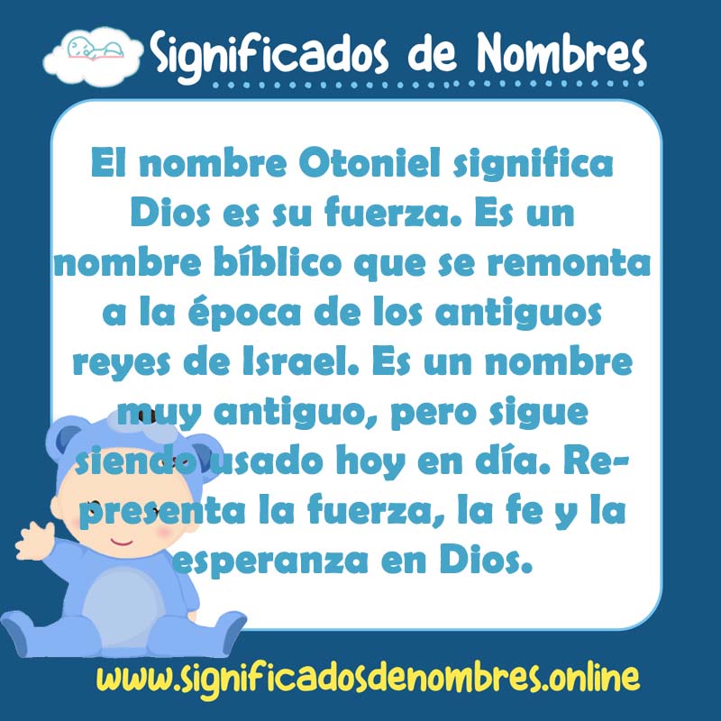 Significado y origen del nombre Otoniel