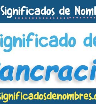Significado de Pancracio