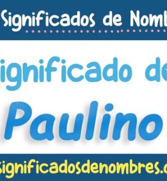 Significado de Paulino