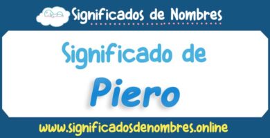 Significado de Piero