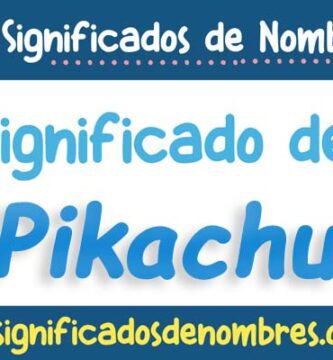 Significado de Pikachu