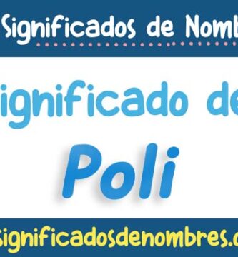 Significado de Poli