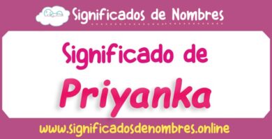Significado de Priyanka