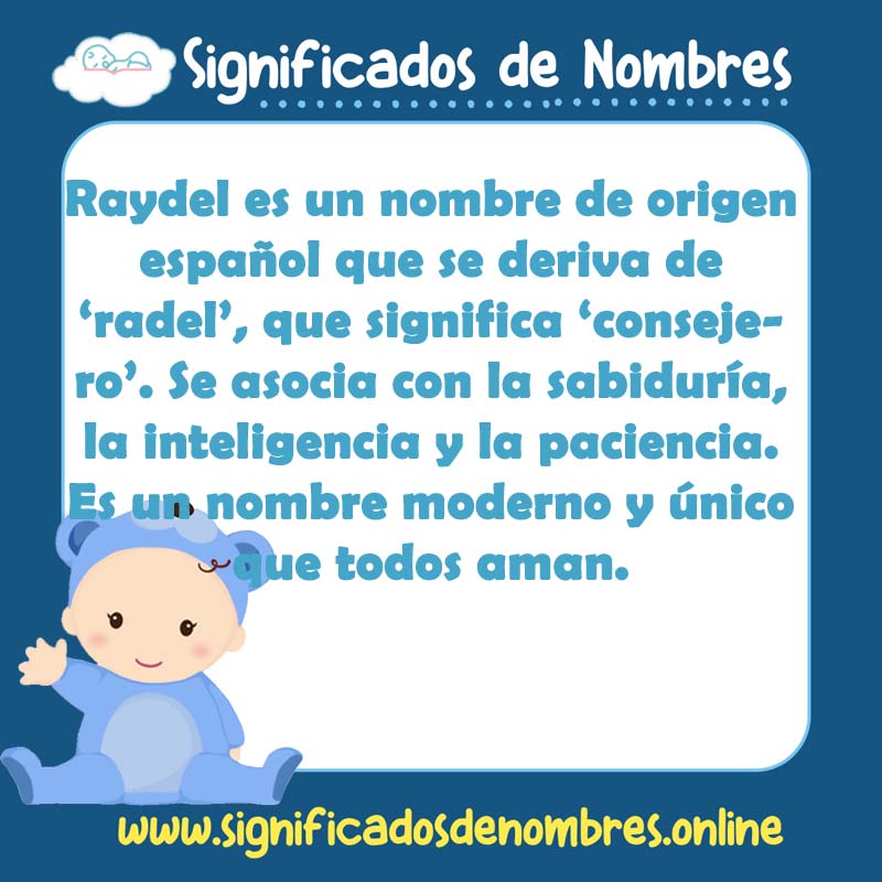 Significado y origen del nombre Raydel