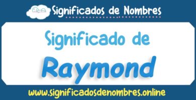 Significado de Raymond