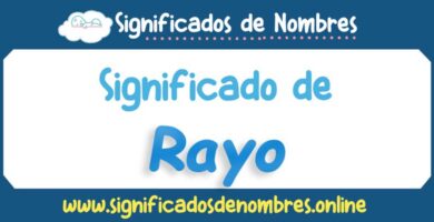 Significado de Rayo