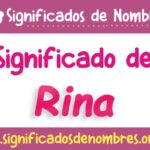 Significado de Rina