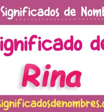 Significado de Rina