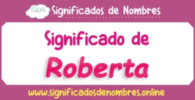 Significado de Roberta