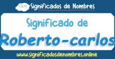 Significado de Roberto Carlos