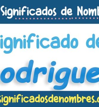 Significado de Rodriguez