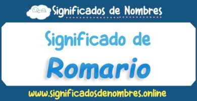 Significado de Romario