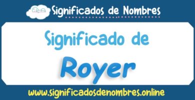 Significado de Royer