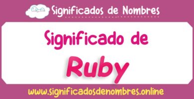 Significado de Ruby