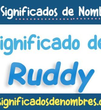Significado de Ruddy