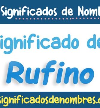 Significado de Rufino