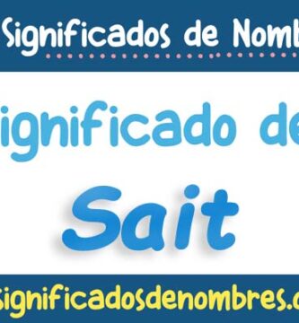 Significado de Sait