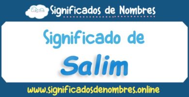 Significado de Salim
