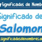 Significado de Salomon