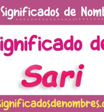 Significado de Sari