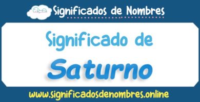 Significado de Saturno