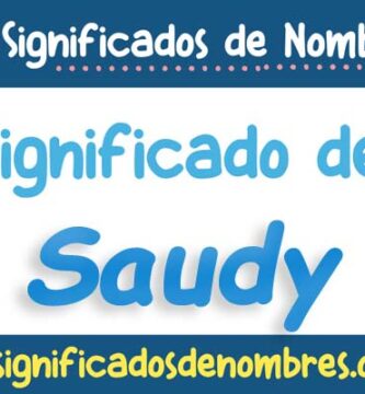 Significado de Saudy