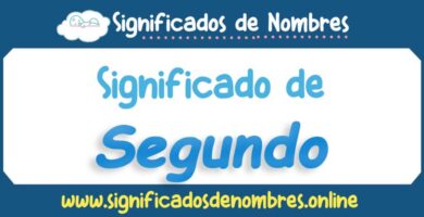 Significado de Segundo