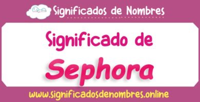Significado de Sephora