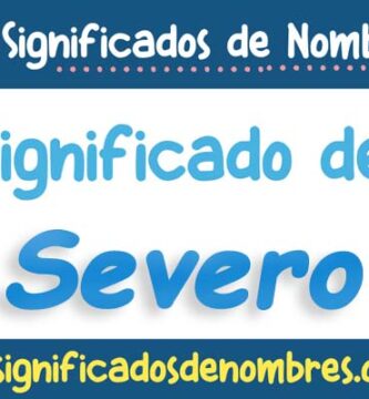 Significado de Severo