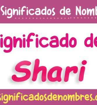 Significado de Shari