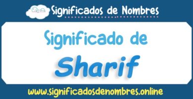 Significado de Sharif