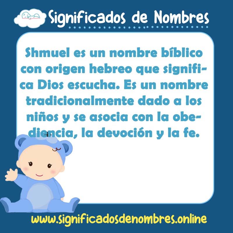 Significado y origen del nombre Shmuel