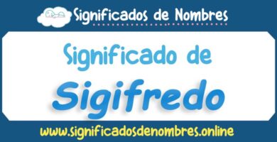 Significado de Sigifredo