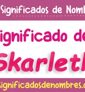 Significado de Skarleth