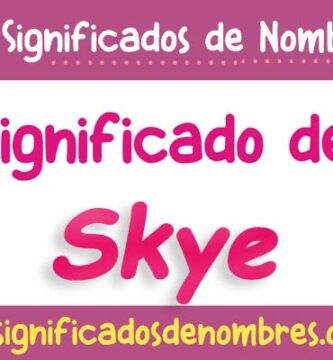 Significado de Skye